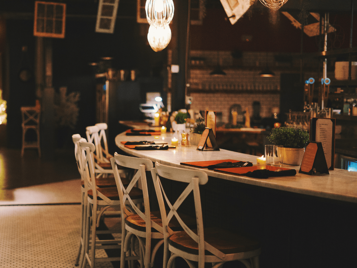 Lounge bar event space at 801 Craft Kitchen, Beach Haus