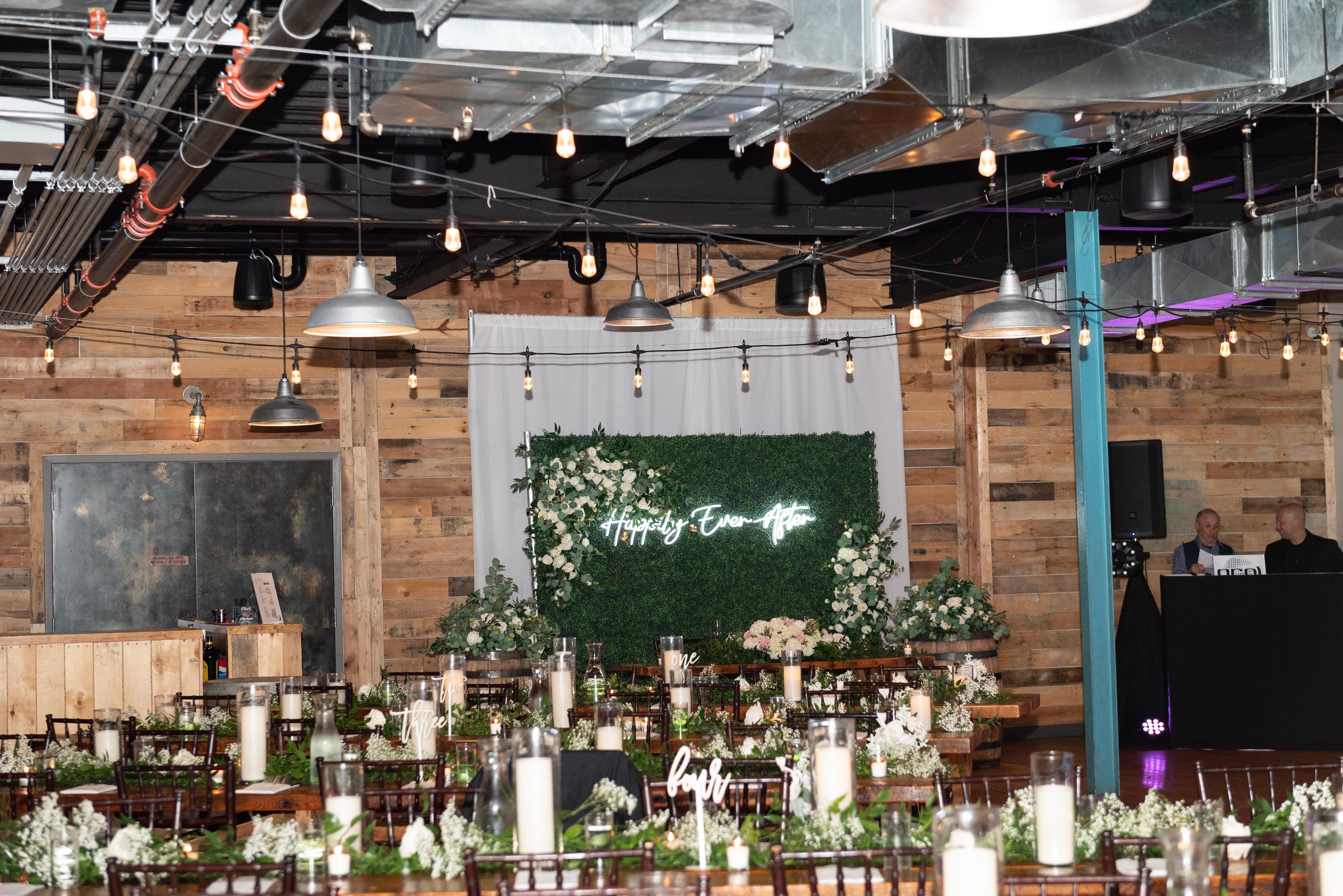 Private event wedding reception at Beach Haus, Jersey Shore