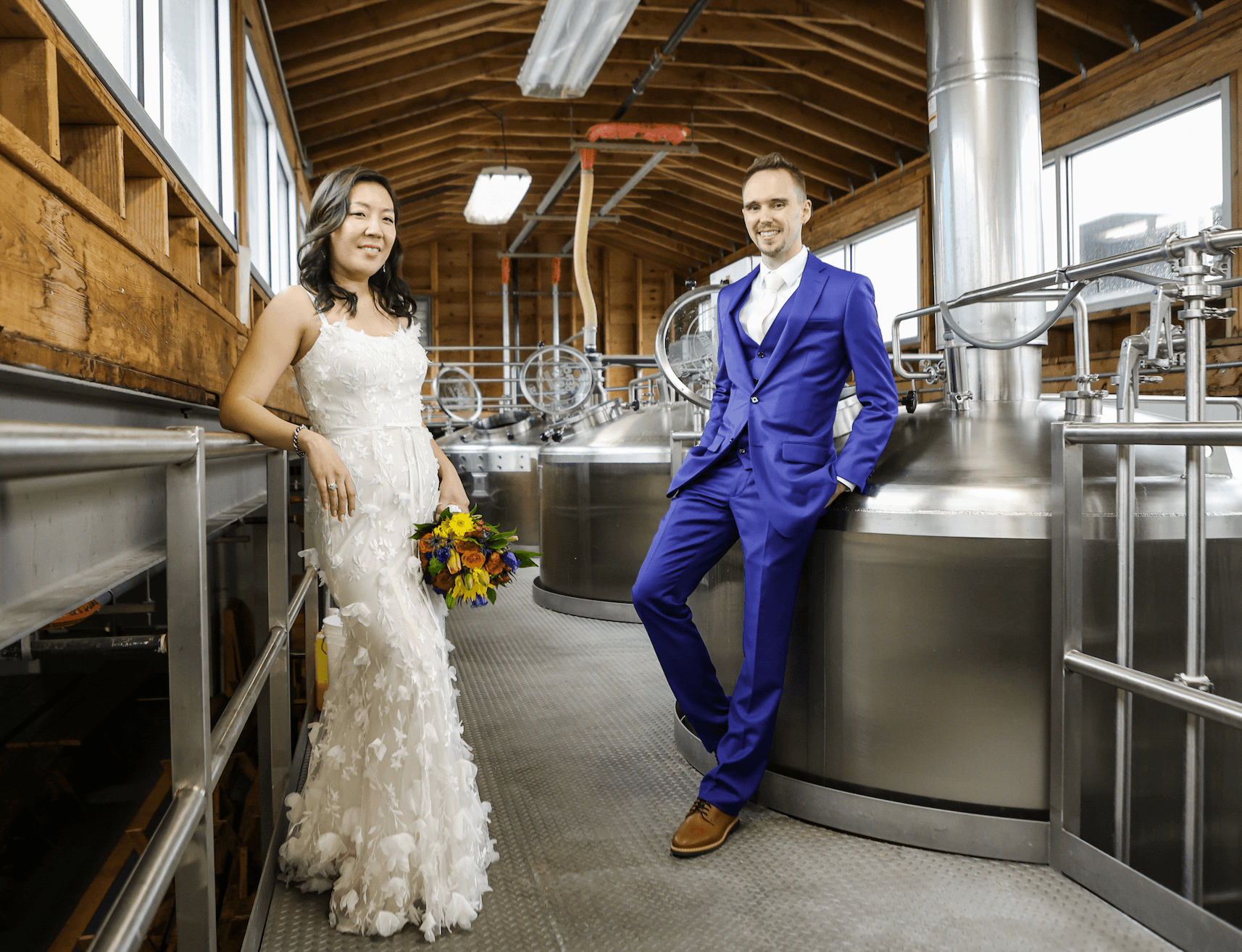 Brew Haus brewery wedding in NJ