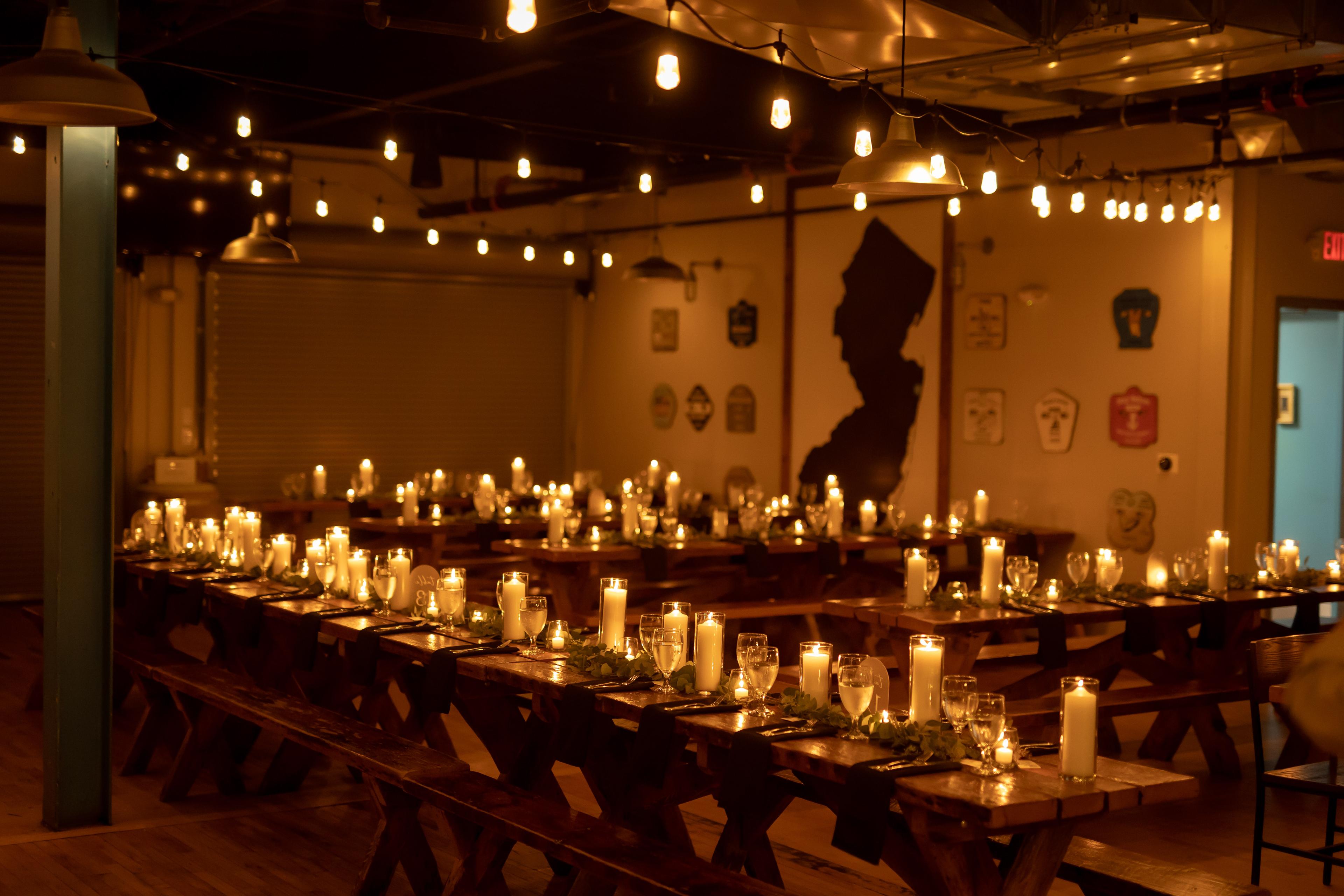 Brewery wedding venue at the Jersey Shore