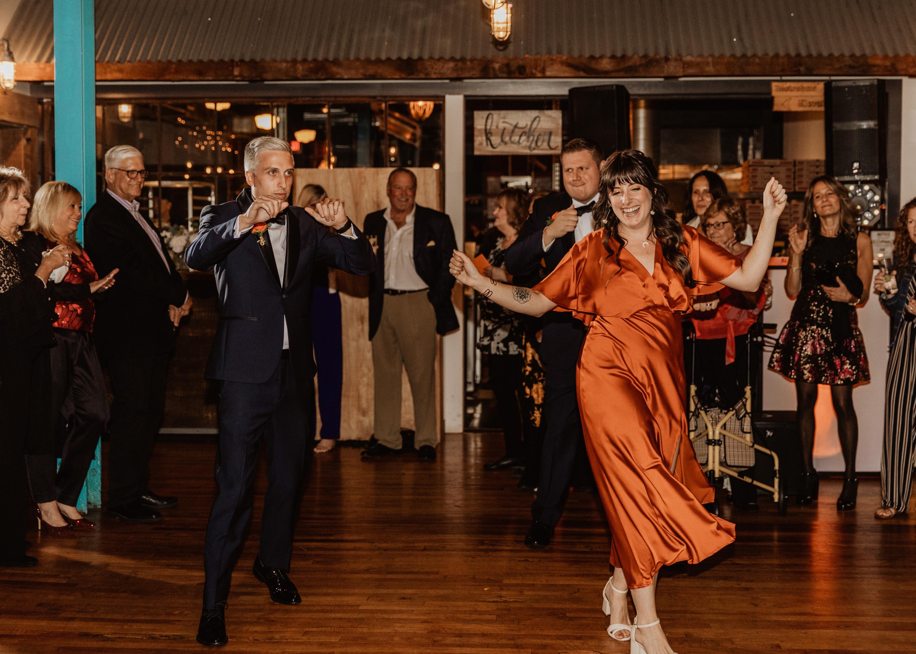 Wedding reception at Beach Haus Brewery in Belmar, NJ