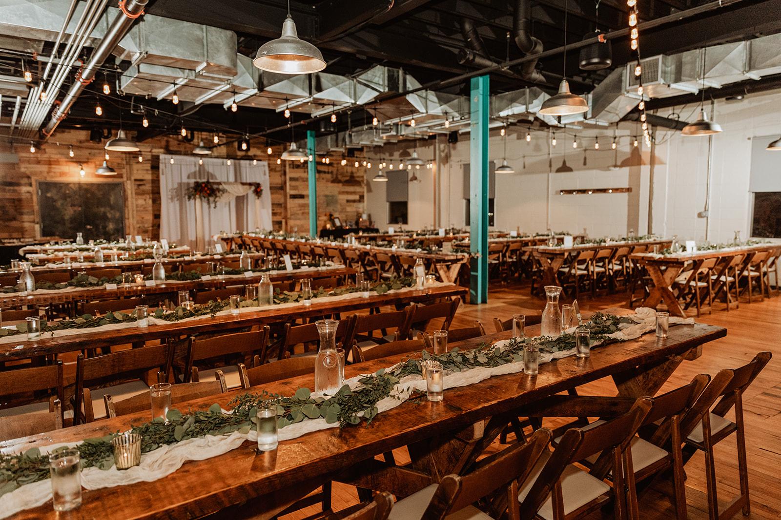 Wedding party celebration in the Beer Hall at Beach Haus