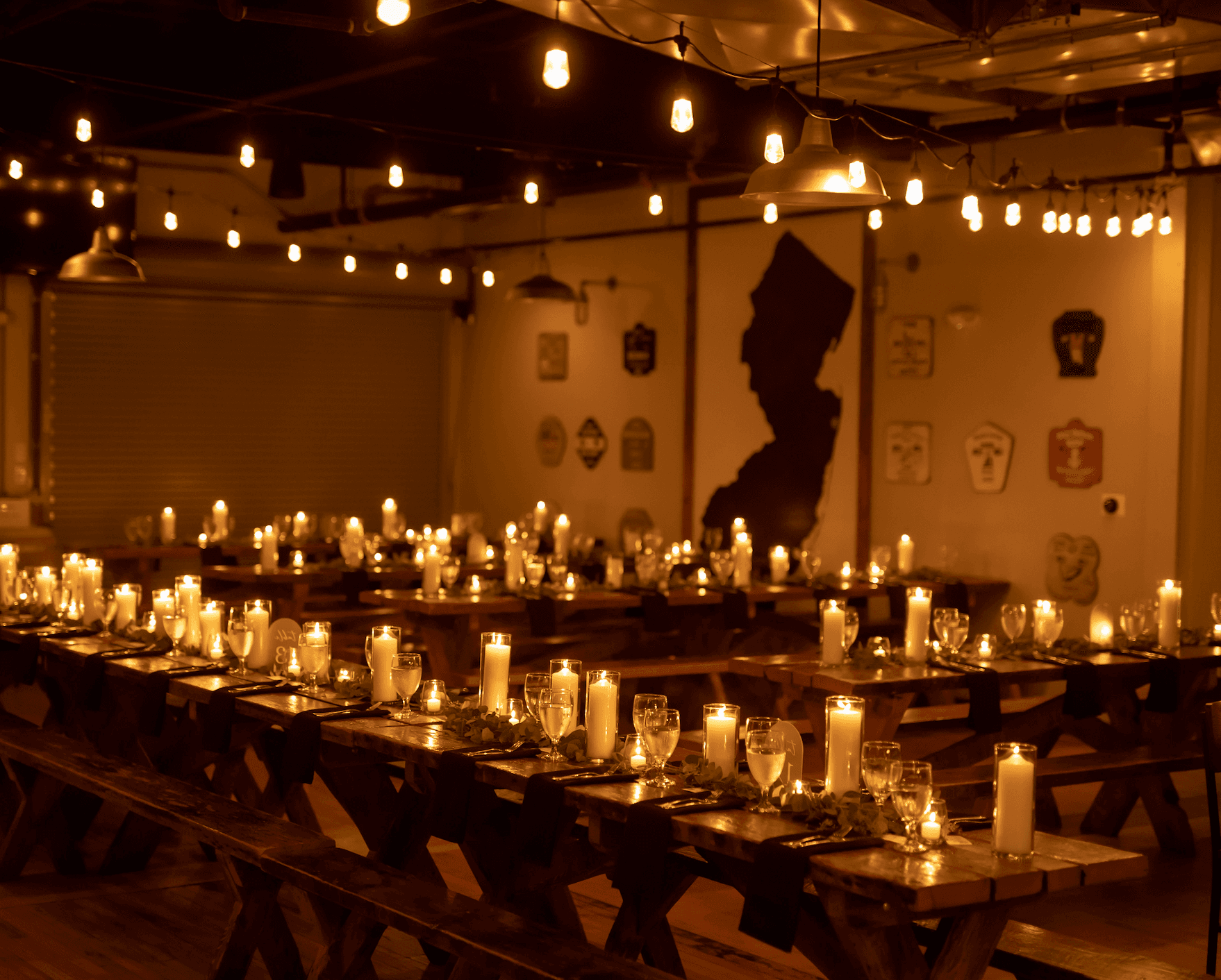 Wedding weekend rooftop event at Beach Haus Brewery, Jersey Shore